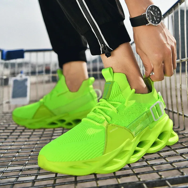 Men Running Shoes Unisex Mesh Breathable Light Sport Couple Shoes