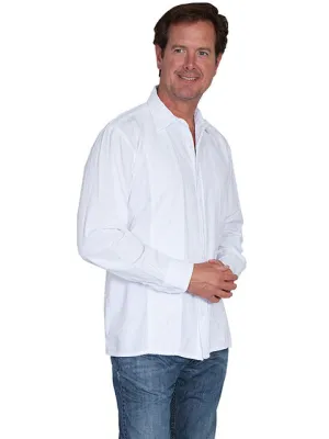 Men's Cantina Cotton Collection: Tone on Tone Embroidery