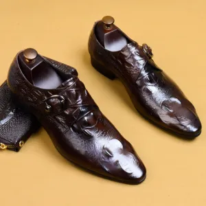 Mens Formal Shoes Genuine Leather Oxford Shoes For Men