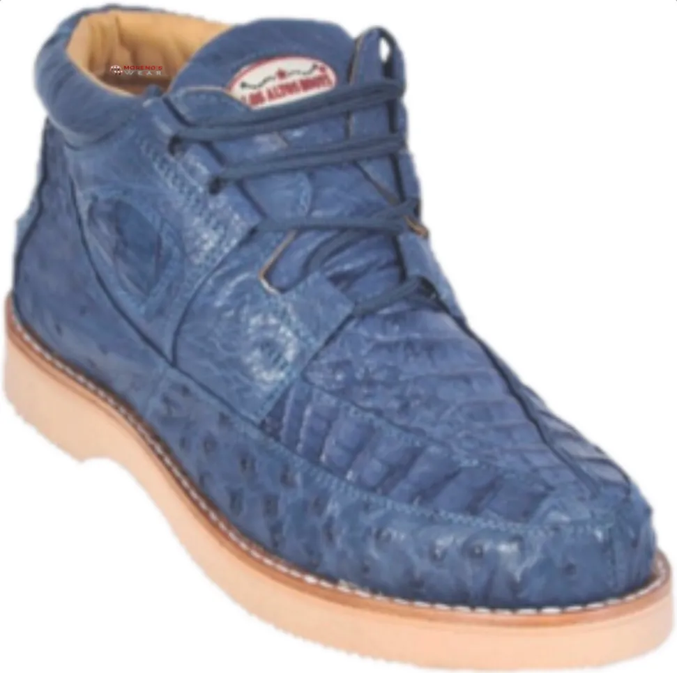 Men’s Los Altos Caiman With Ostrich Casual Shoes