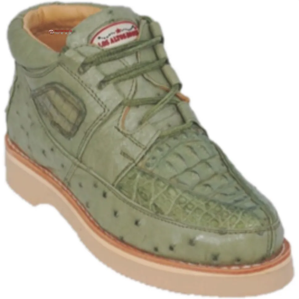 Men’s Los Altos Caiman With Ostrich Casual Shoes