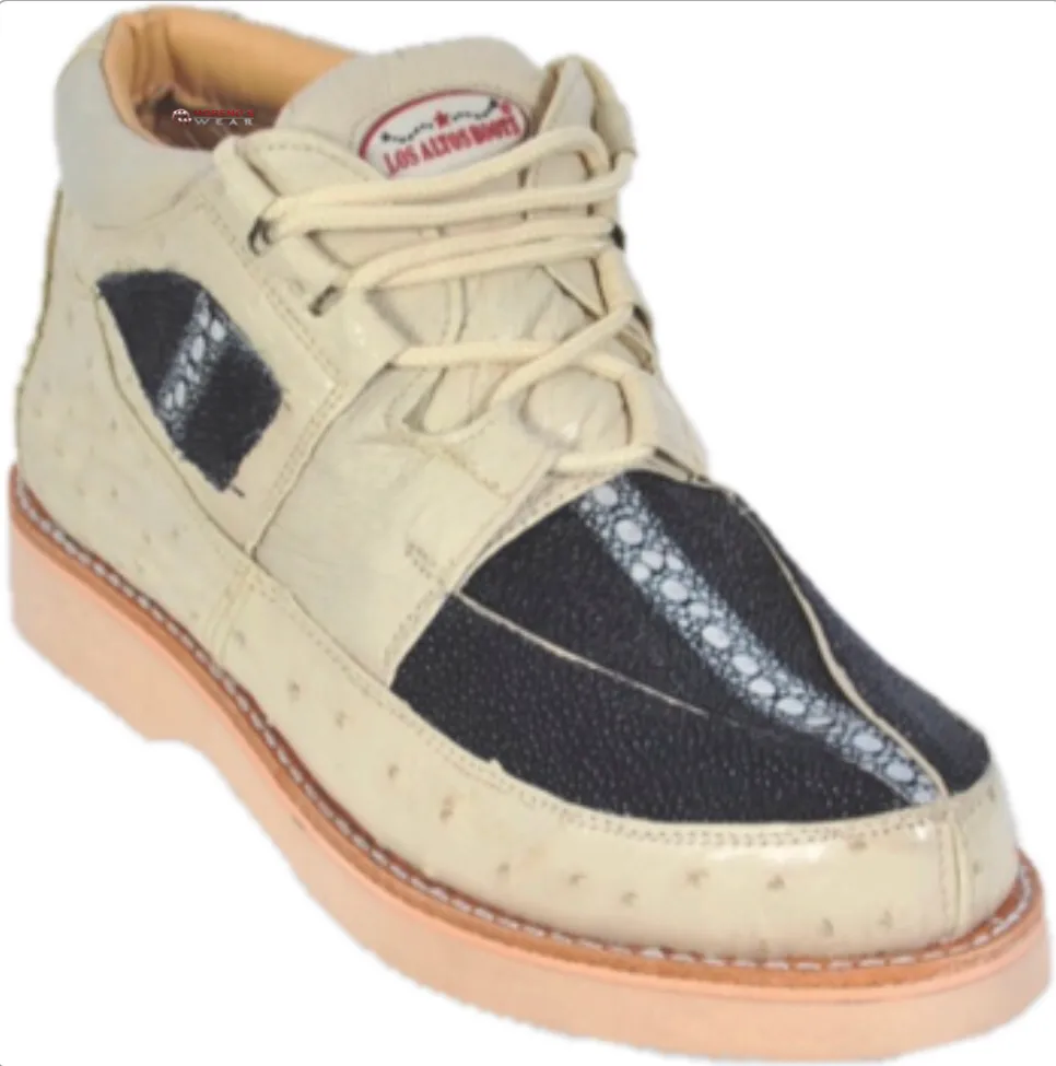 Men’s Los Altos Stingray With Ostrich Casual Shoes