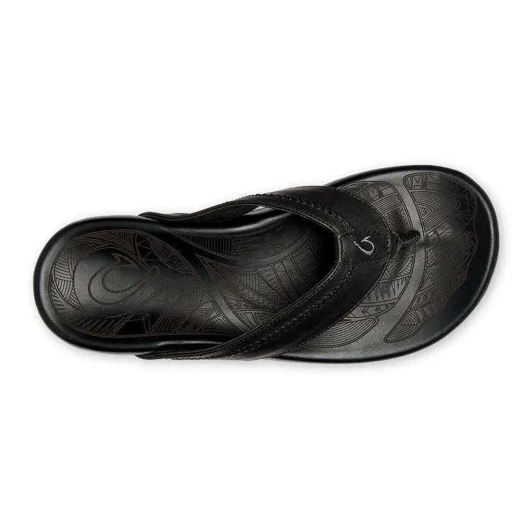 Men's Olukai | Hiapo Premium Sandal | Lava Rock