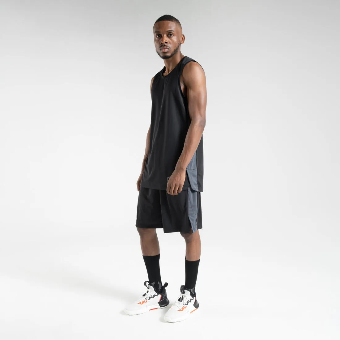 Men's Sleeveless Basketball Jersey T500