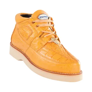 Men's Wild West Caiman With Smooth Ostrich Casual Shoes