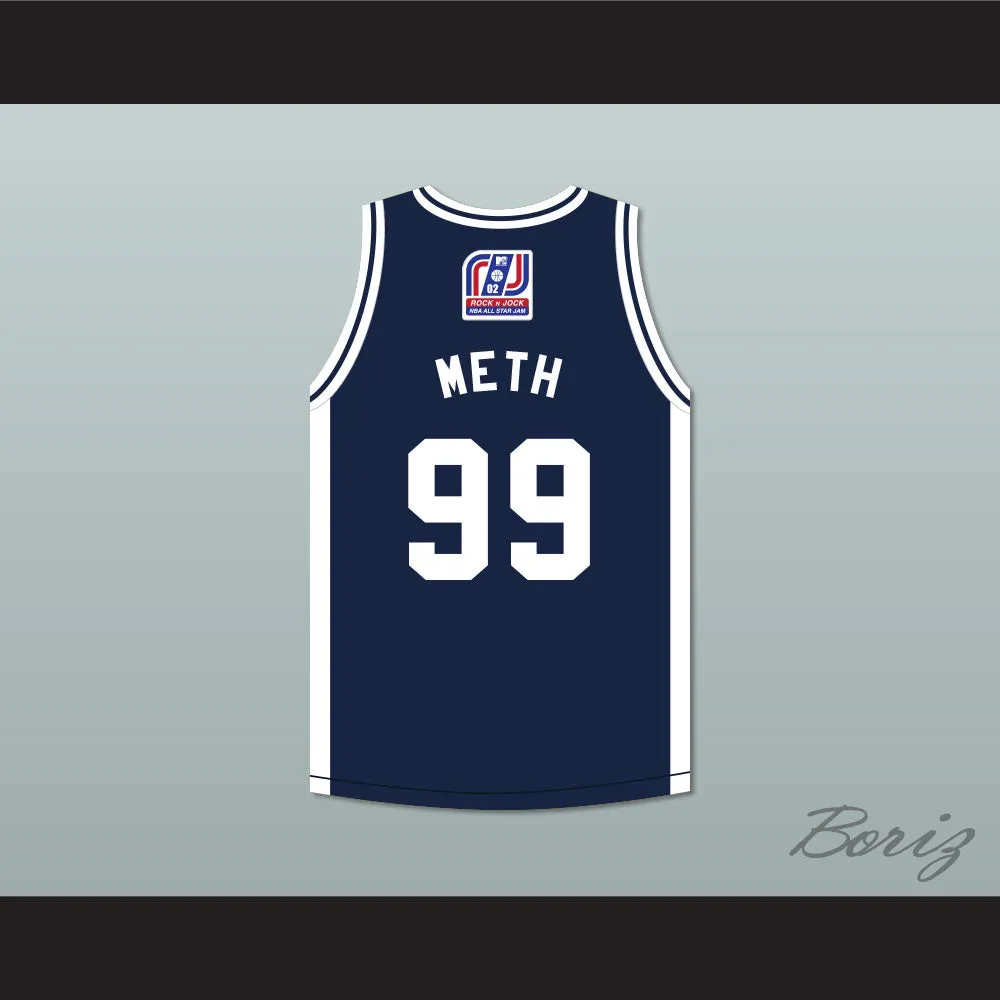 Method 'Meth' Man 99 Stars Basketball Jersey Rock N' Jock All Star Jam 2002
