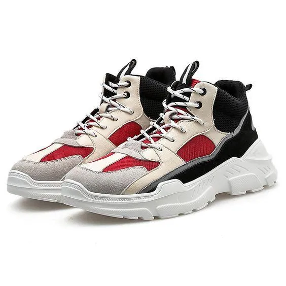 MID Trendy Color Block Sneaker Shoes