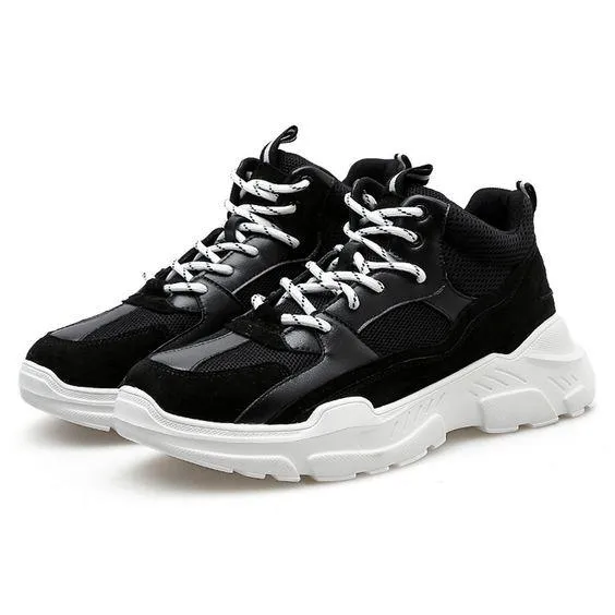 MID Trendy Color Block Sneaker Shoes