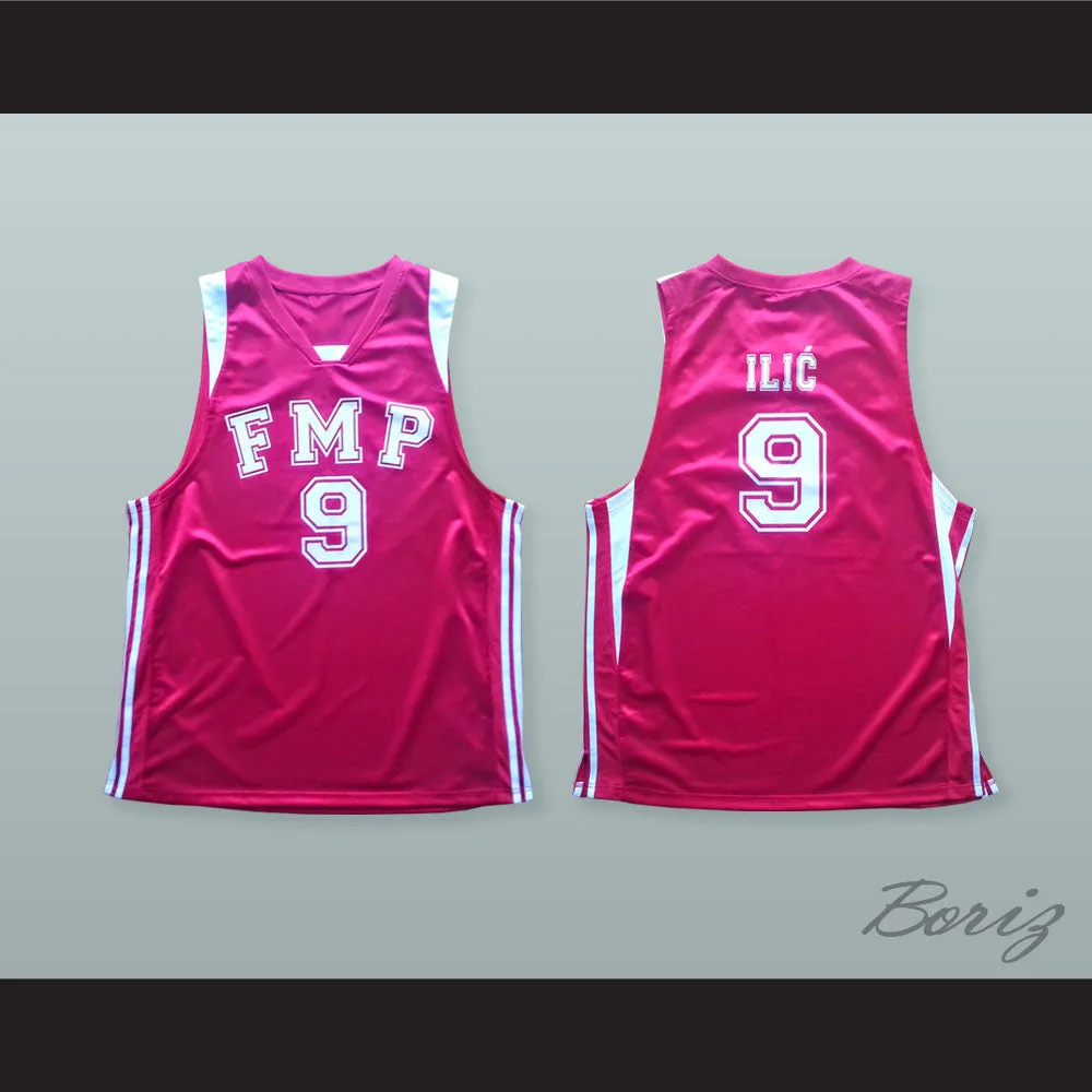 Mile Ilic 9 FMP Reflex Red Star Basketball Jersey