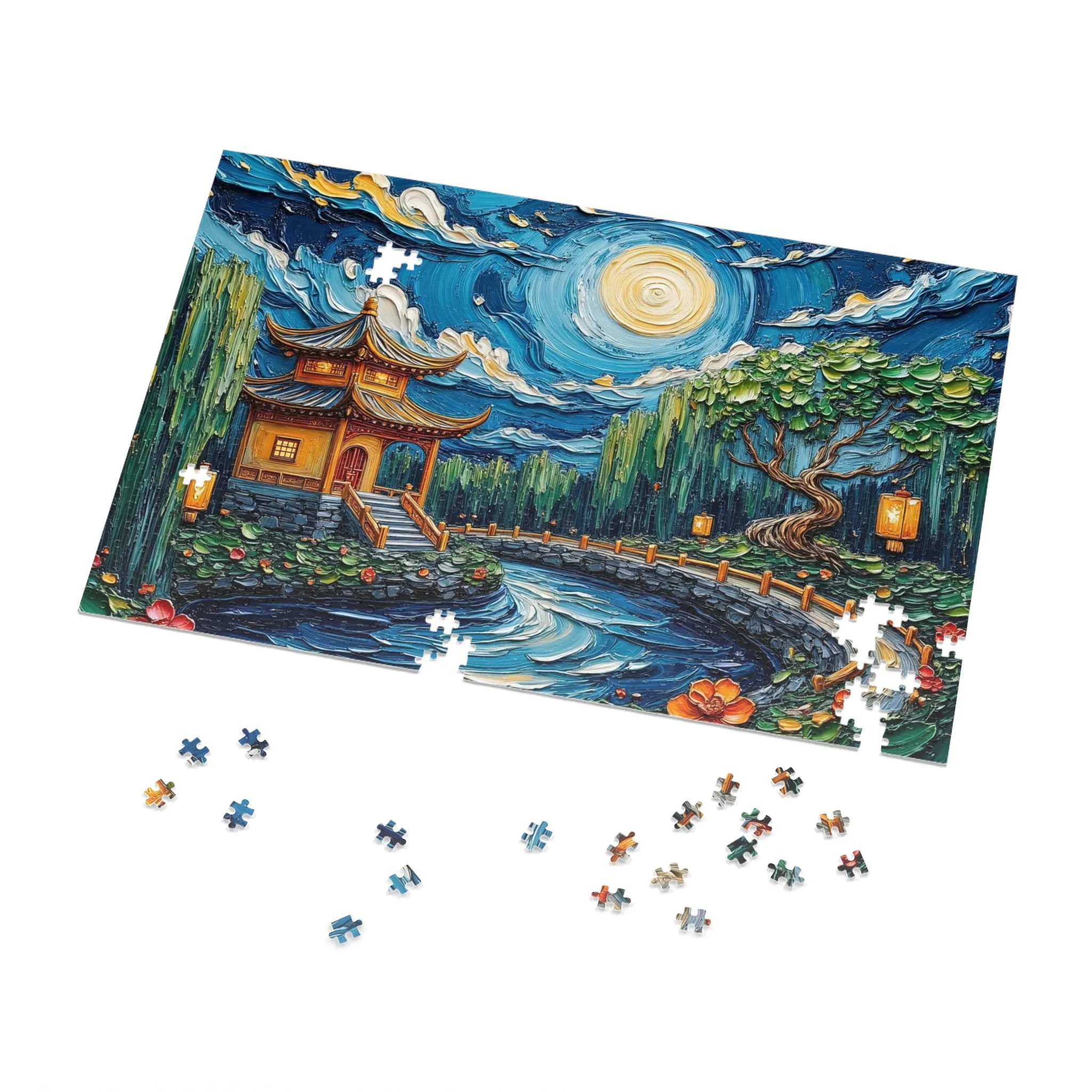 Moonlit Canvas - 1000 piece jigsaw puzzle