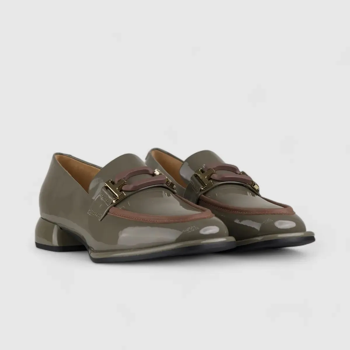 Morbido Ladies Loafers Grey BIL003