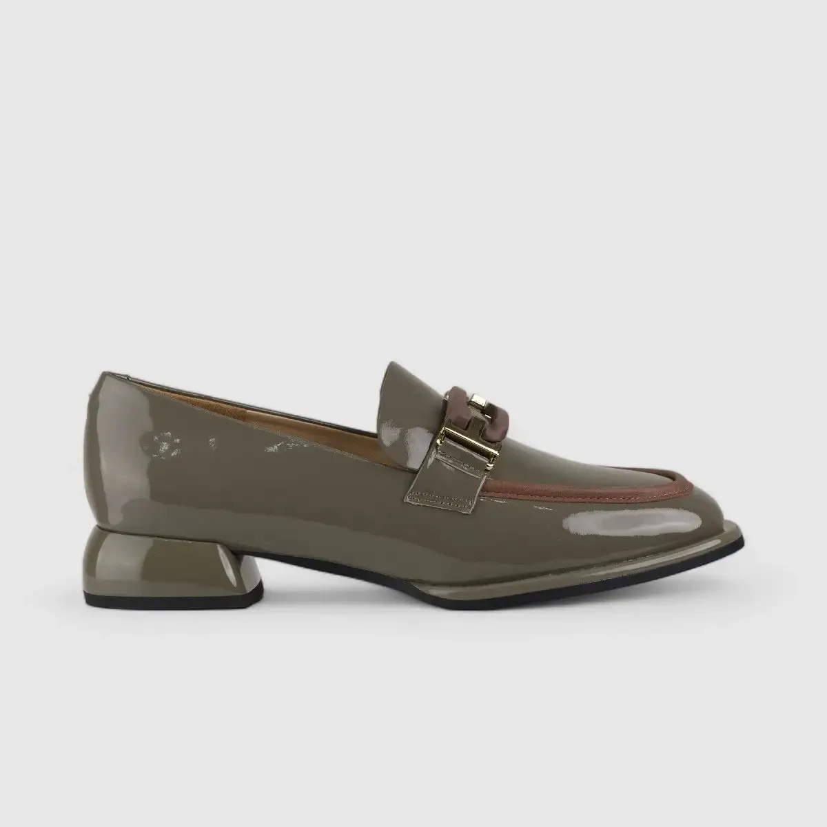 Morbido Ladies Loafers Grey BIL003