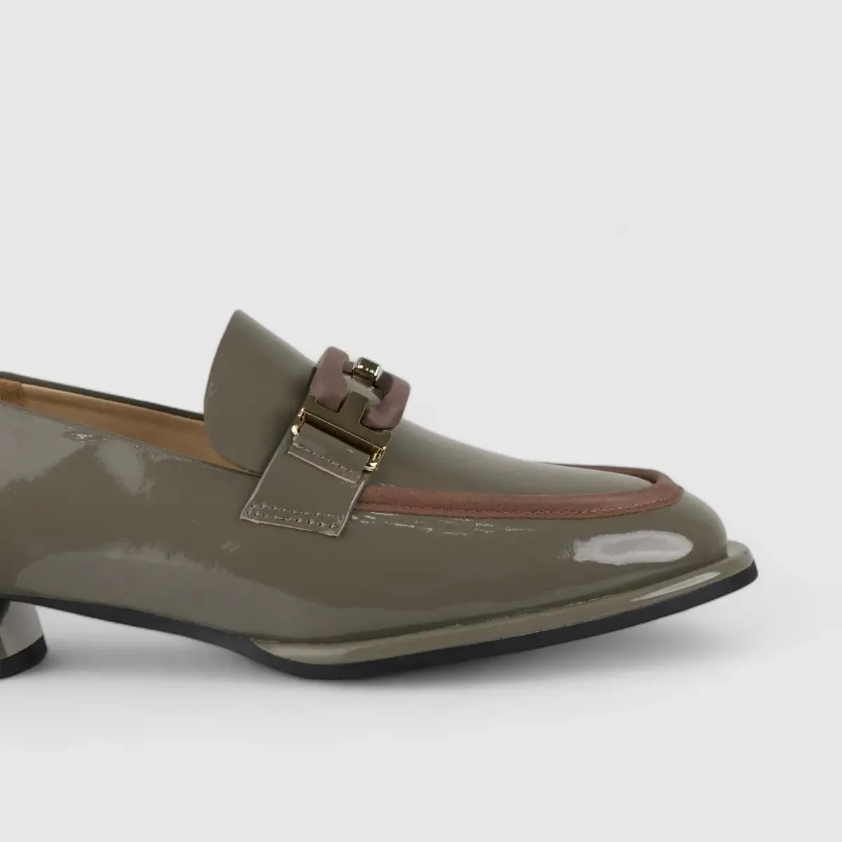 Morbido Ladies Loafers Grey BIL003
