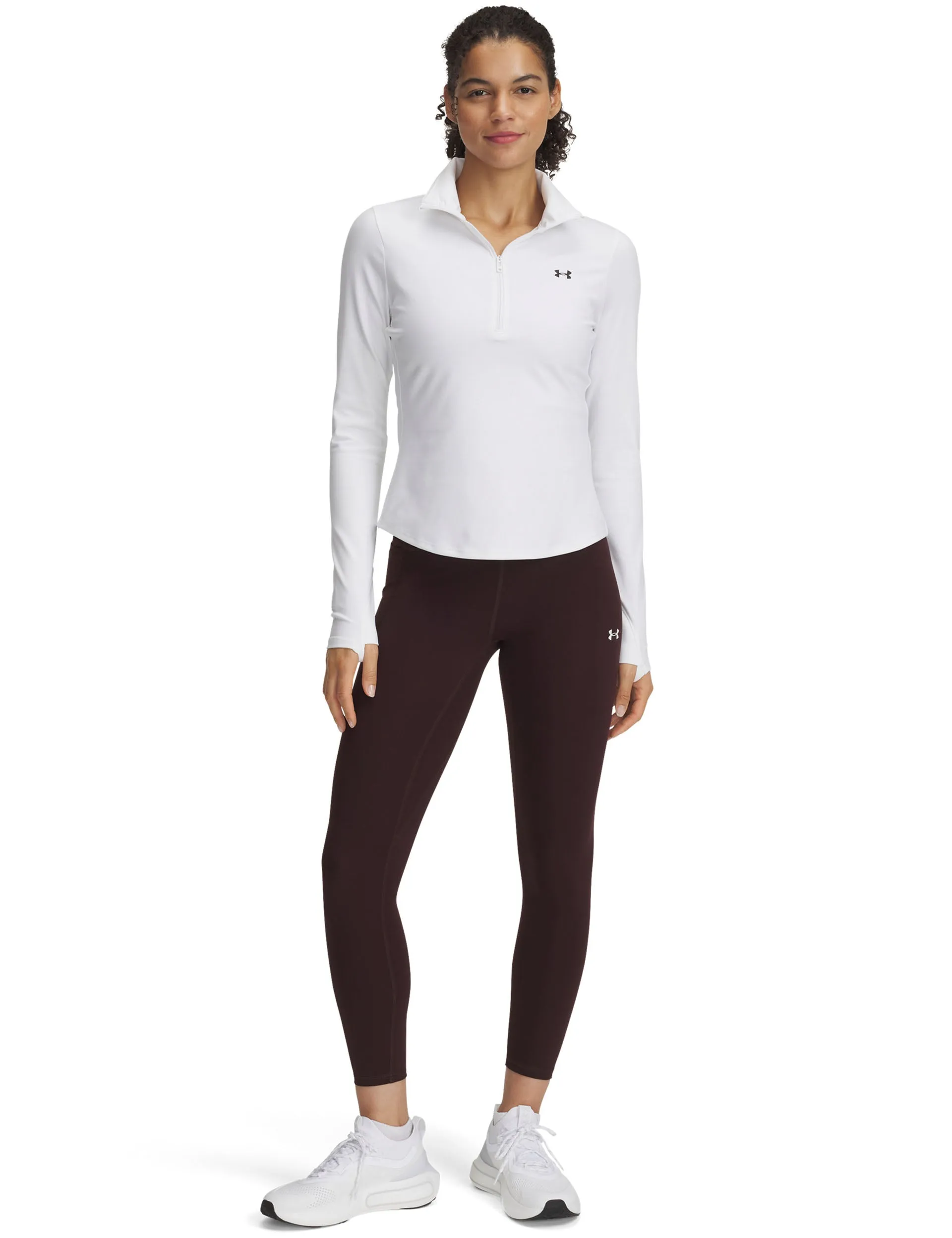 Motion Ankle Leggings - Brown Obsidian/White