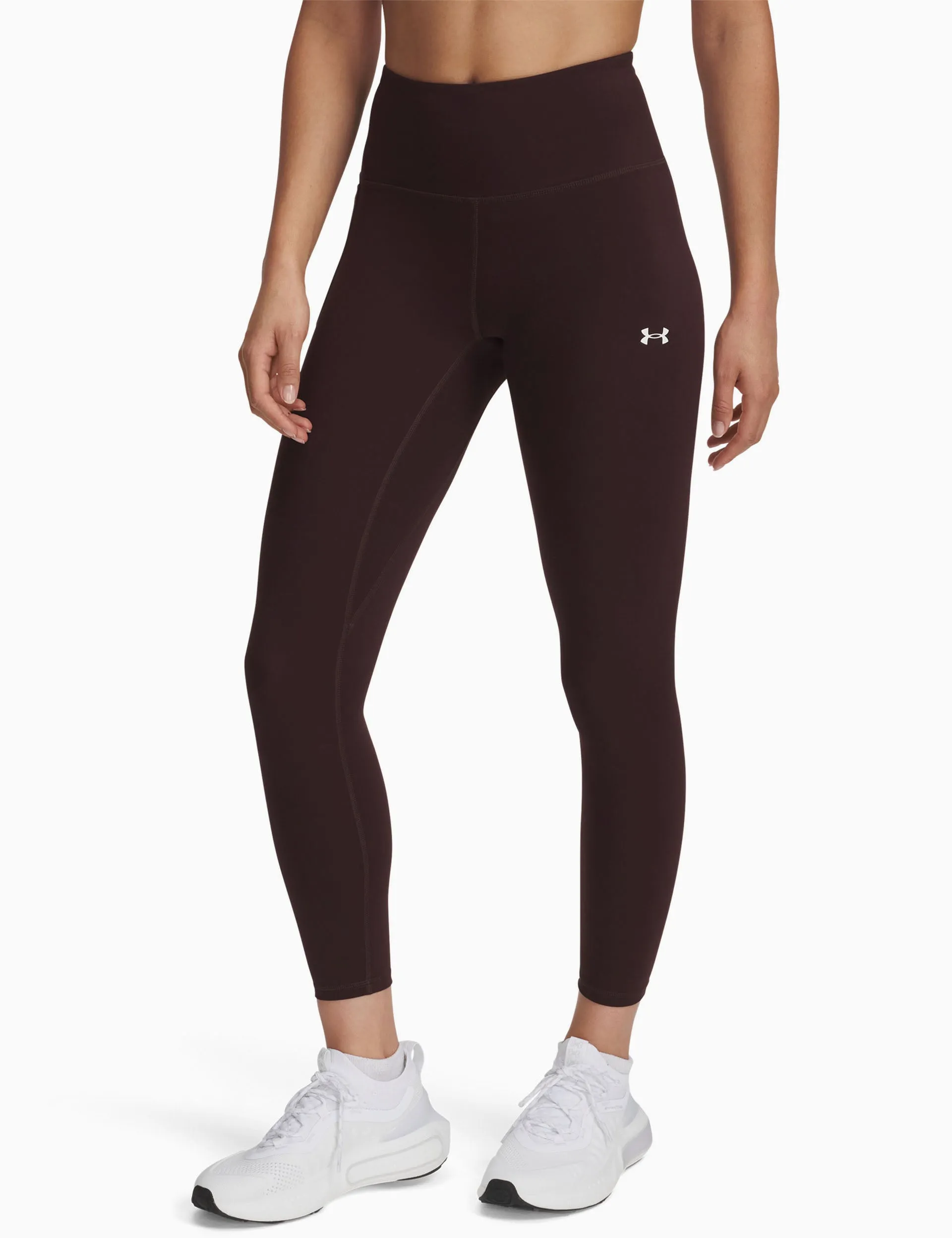 Motion Ankle Leggings - Brown Obsidian/White