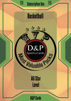 MVP Subscription Box - Basketball - All Star Level - One Time Purchase