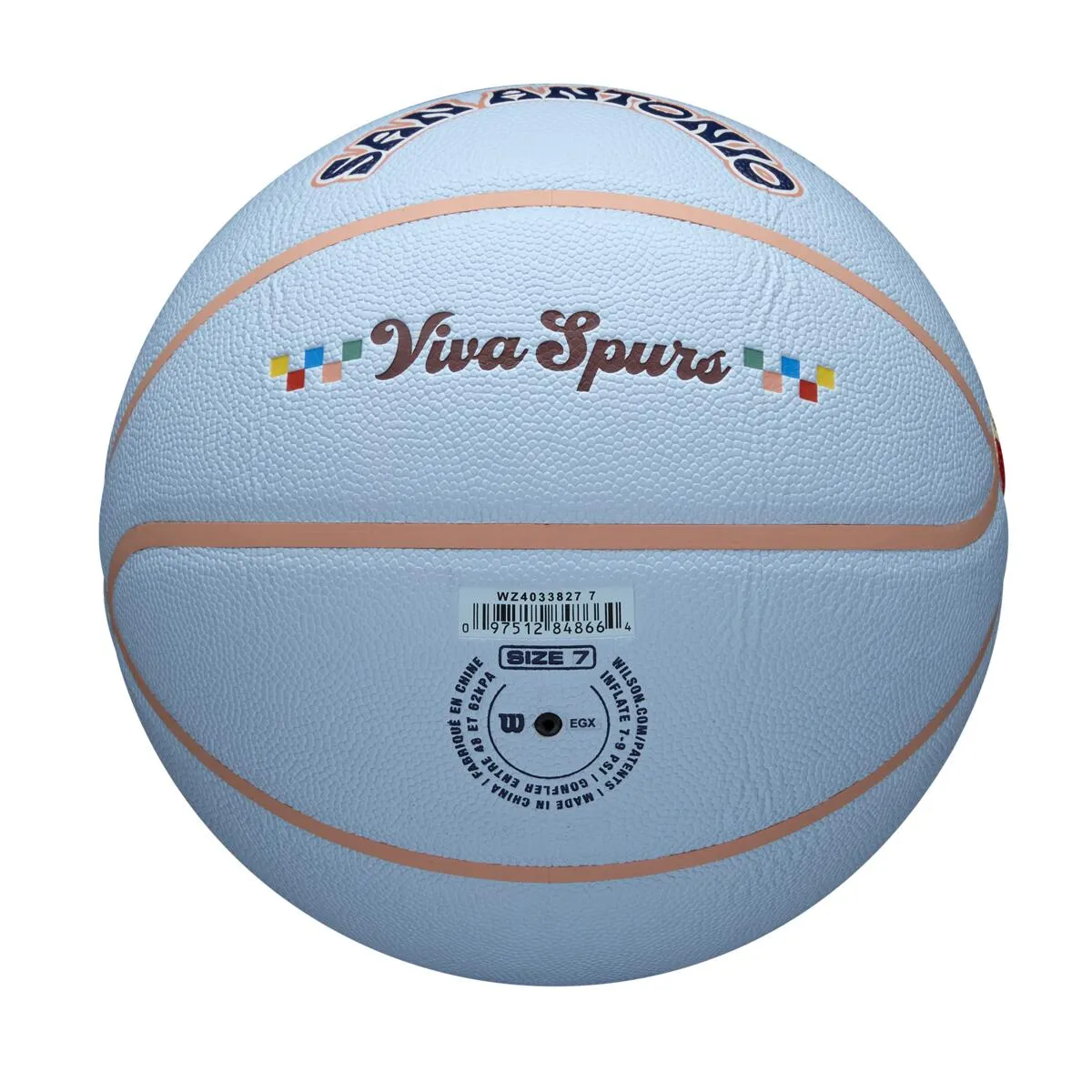 NBA Team City Edition Collector Basketball 2024/25 - San Antonio Spurs