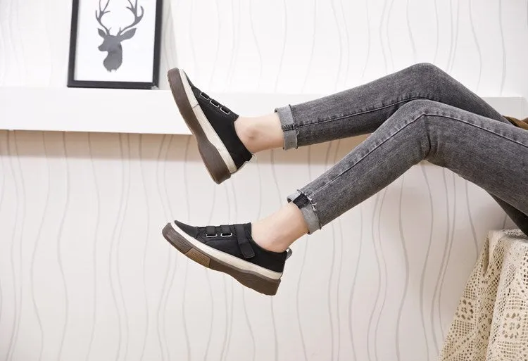 New Genuine Leather Casual Women Shoes