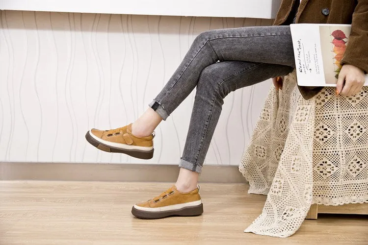 New Genuine Leather Casual Women Shoes