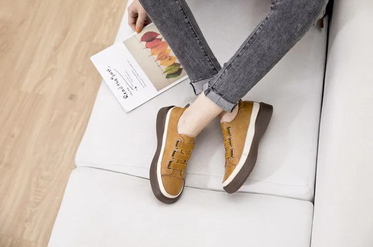 New Genuine Leather Casual Women Shoes