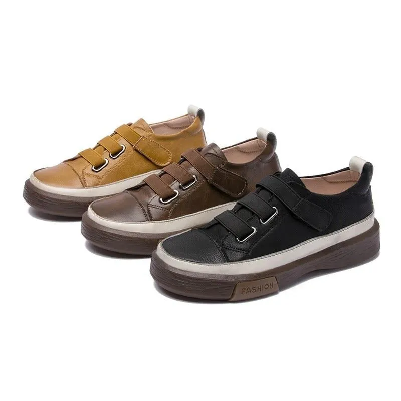 New Genuine Leather Casual Women Shoes