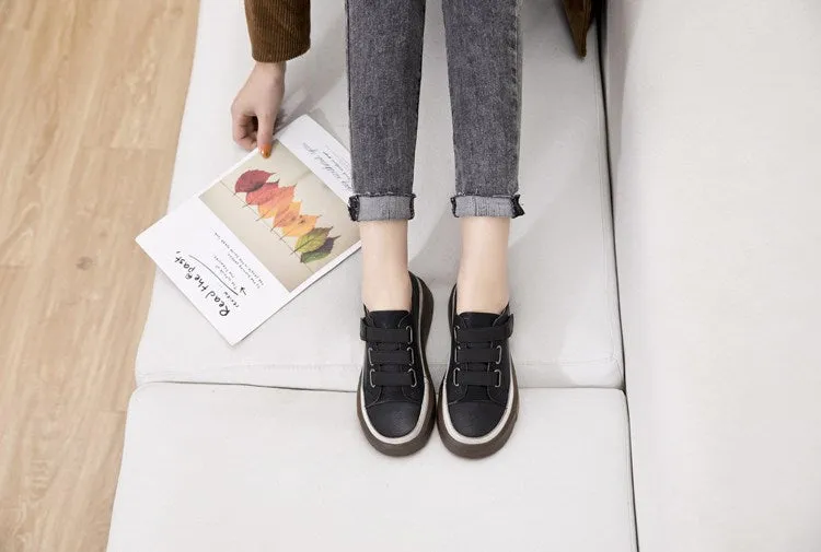 New Genuine Leather Casual Women Shoes