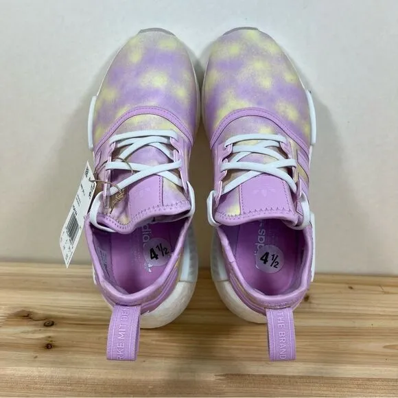 New Adidas NMD r1 J Running Originals Shoes Womens 5.5 Mens 4.5 Bliss Lilac