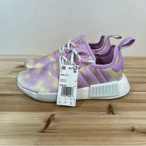 New Adidas NMD r1 J Running Originals Shoes Womens 5.5 Mens 4.5 Bliss Lilac