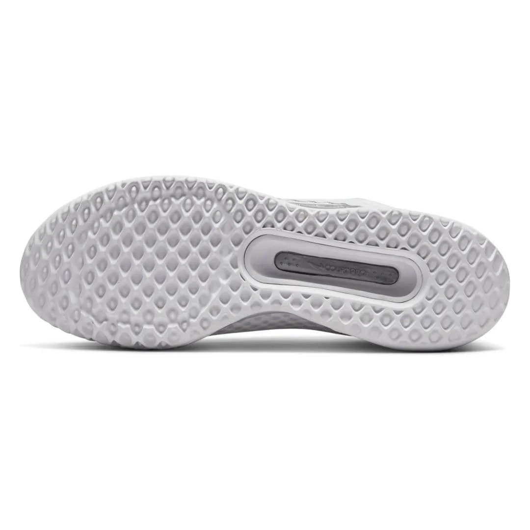 Nike Court Zoom Pro Women's Tennis Shoe (White/Metallic Silver)