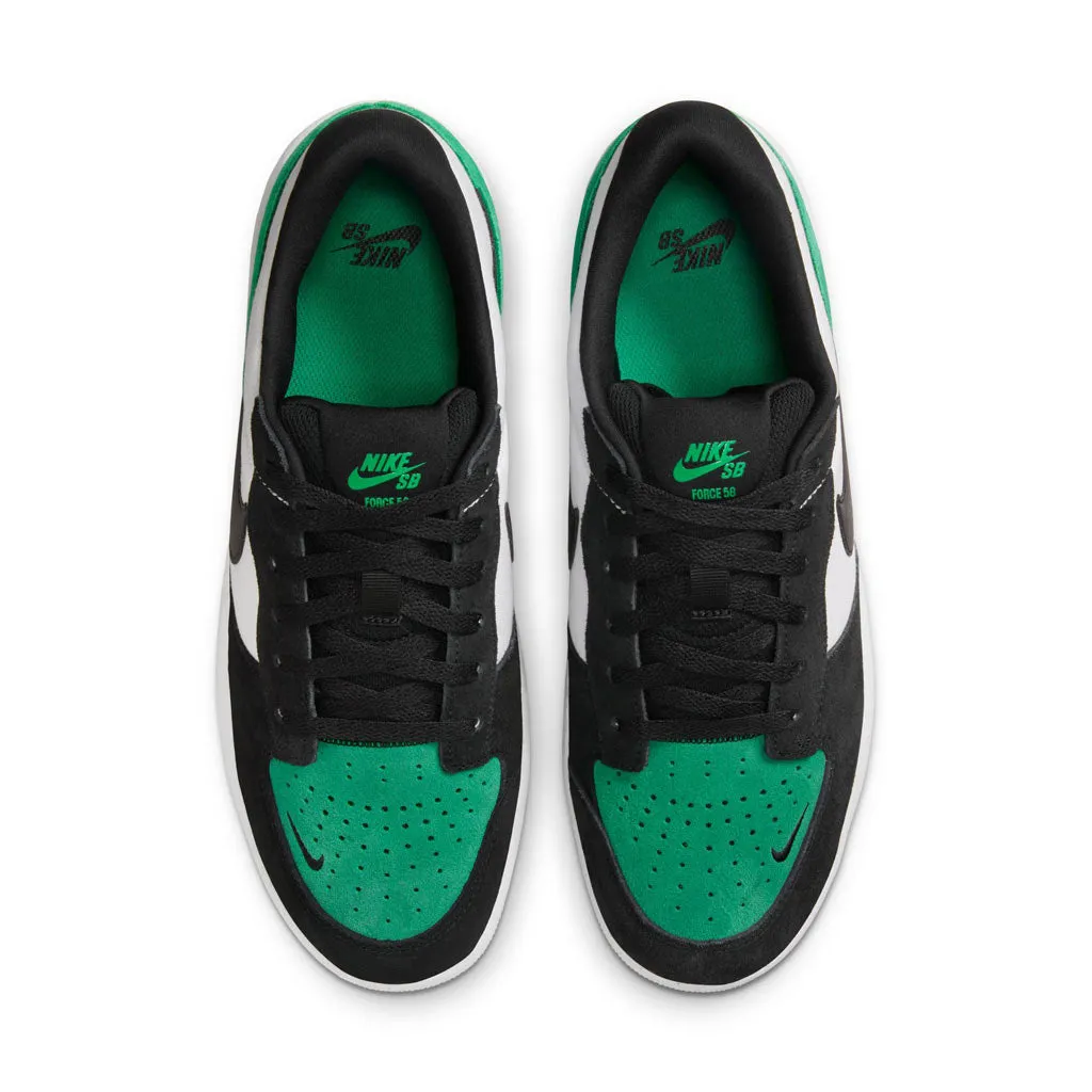 NIKE SB FORCE 58 - WHITE/BLACK-STADIUM GREEN-WHITE