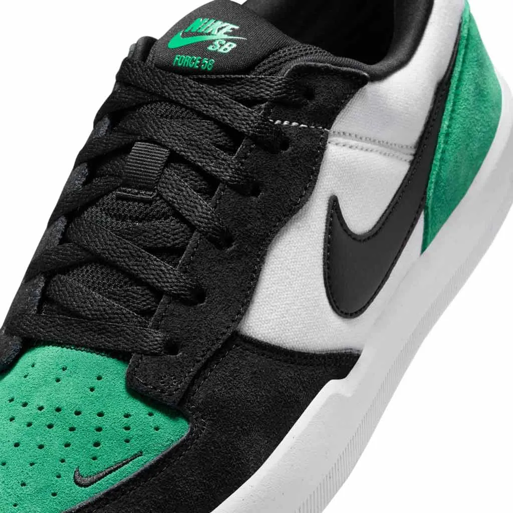 NIKE SB FORCE 58 - WHITE/BLACK-STADIUM GREEN-WHITE