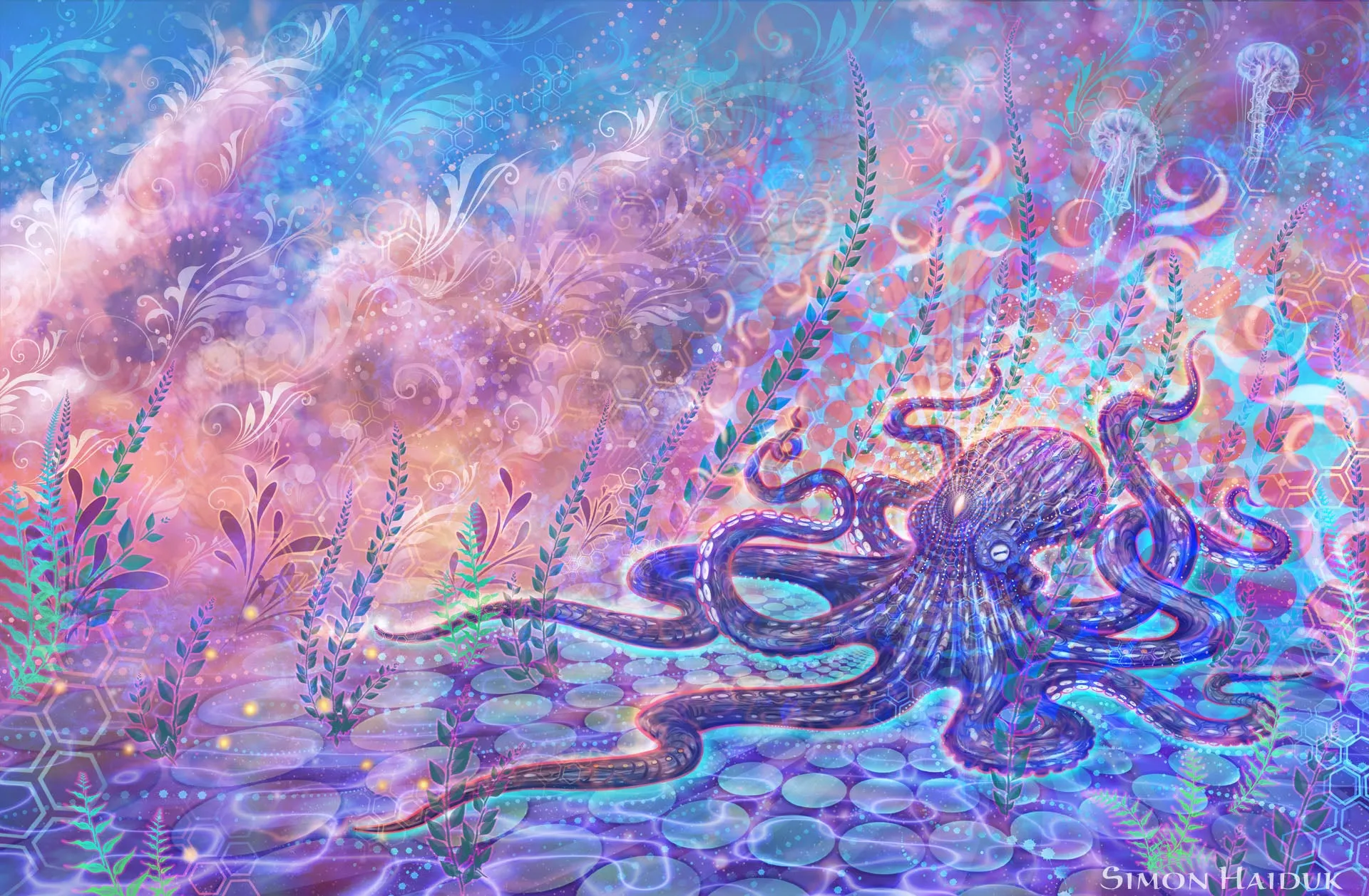 Octo Love - Canvas Prints