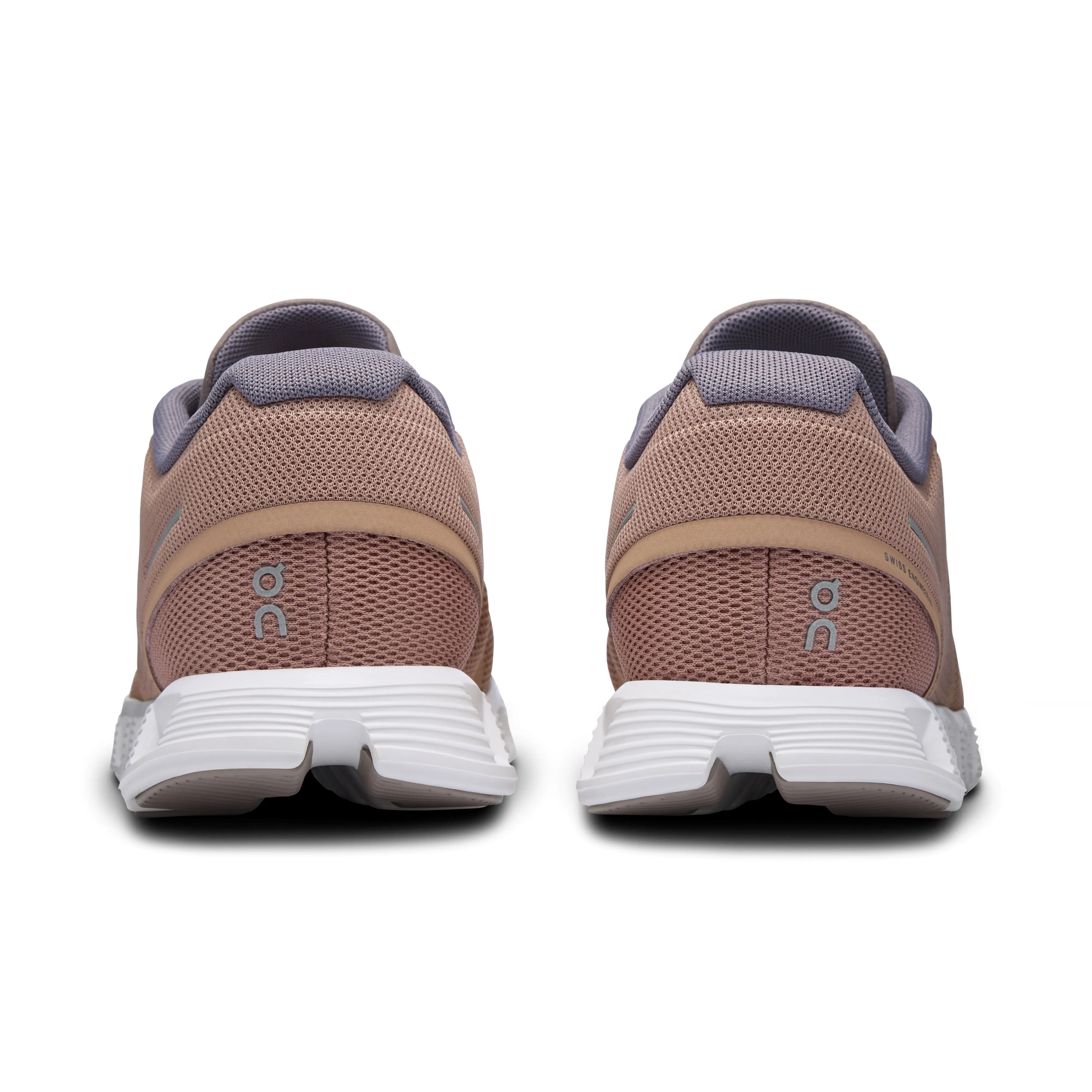 On Running Women's Cloud 5 Sneaker in Rosebrown/Fog
