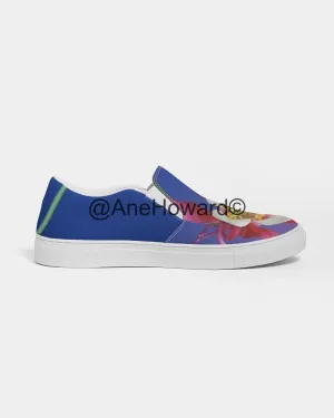 One Flower Women's Slip-On Canvas Shoe