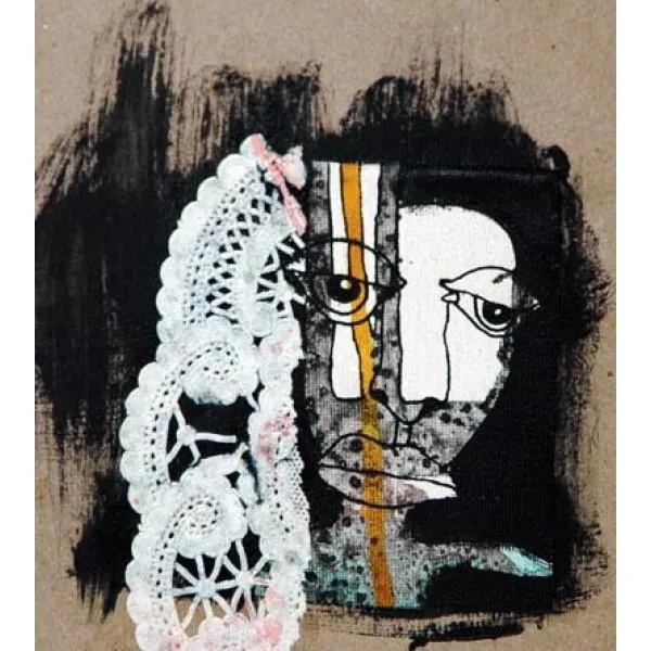Original art on canvas 'in pieces I'
