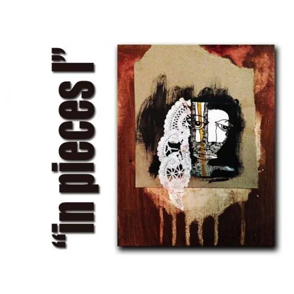 Original art on canvas 'in pieces I'