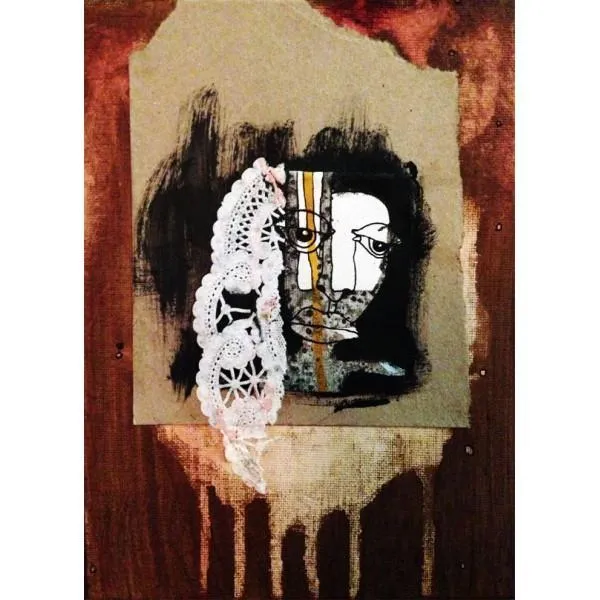 Original art on canvas 'in pieces I'