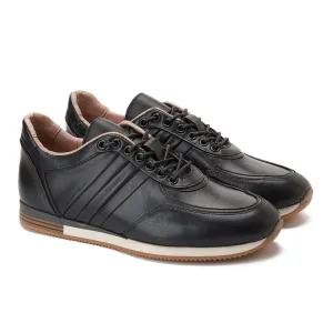 PATINA Causal Leather Shoes Men 900-01-BLK