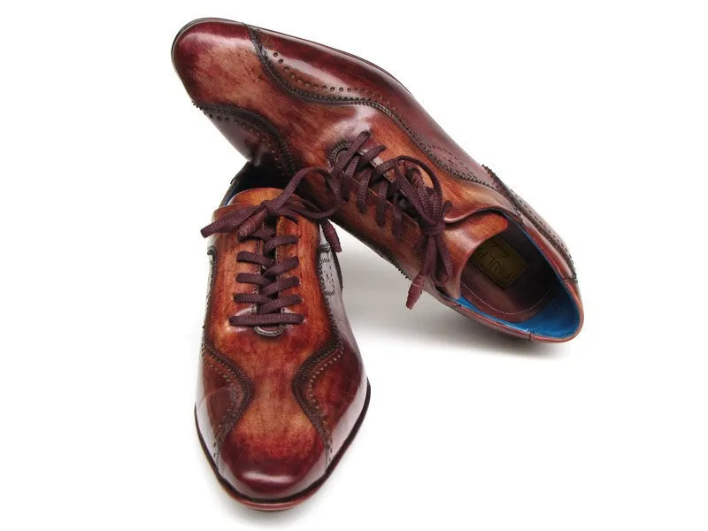 Paul Parkman Handcrafted Brown Leather Casual Shoes