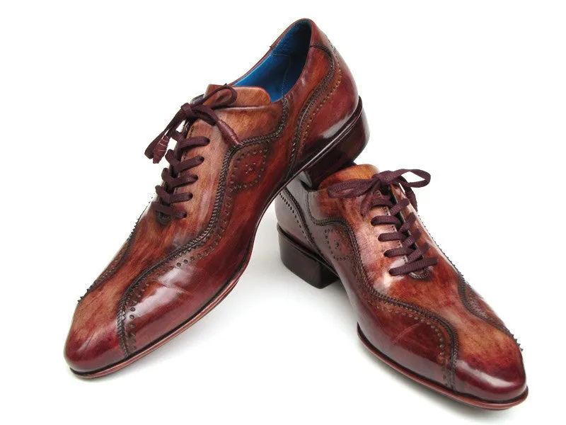 Paul Parkman Handcrafted Brown Leather Casual Shoes