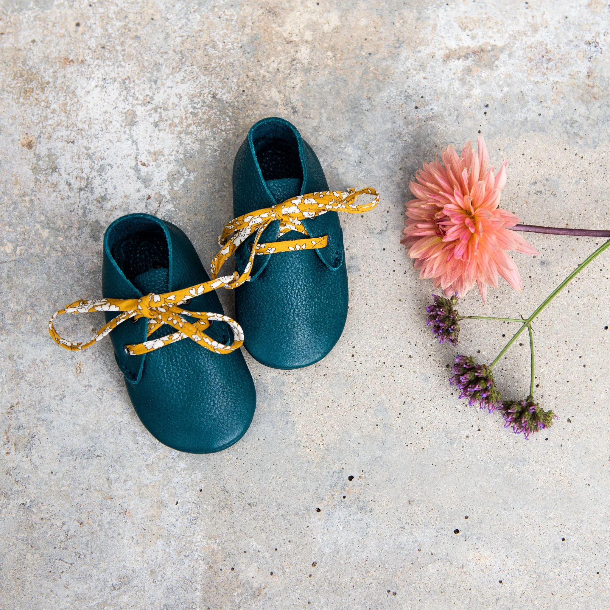 PETROL TRAVELLERS WITH LIBERTY PRINT LACES