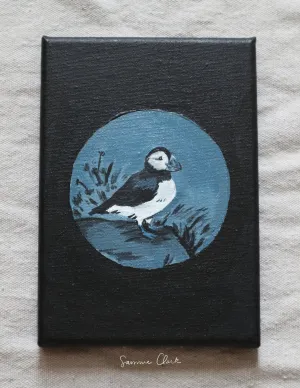 Puffin Original Painting on canvas