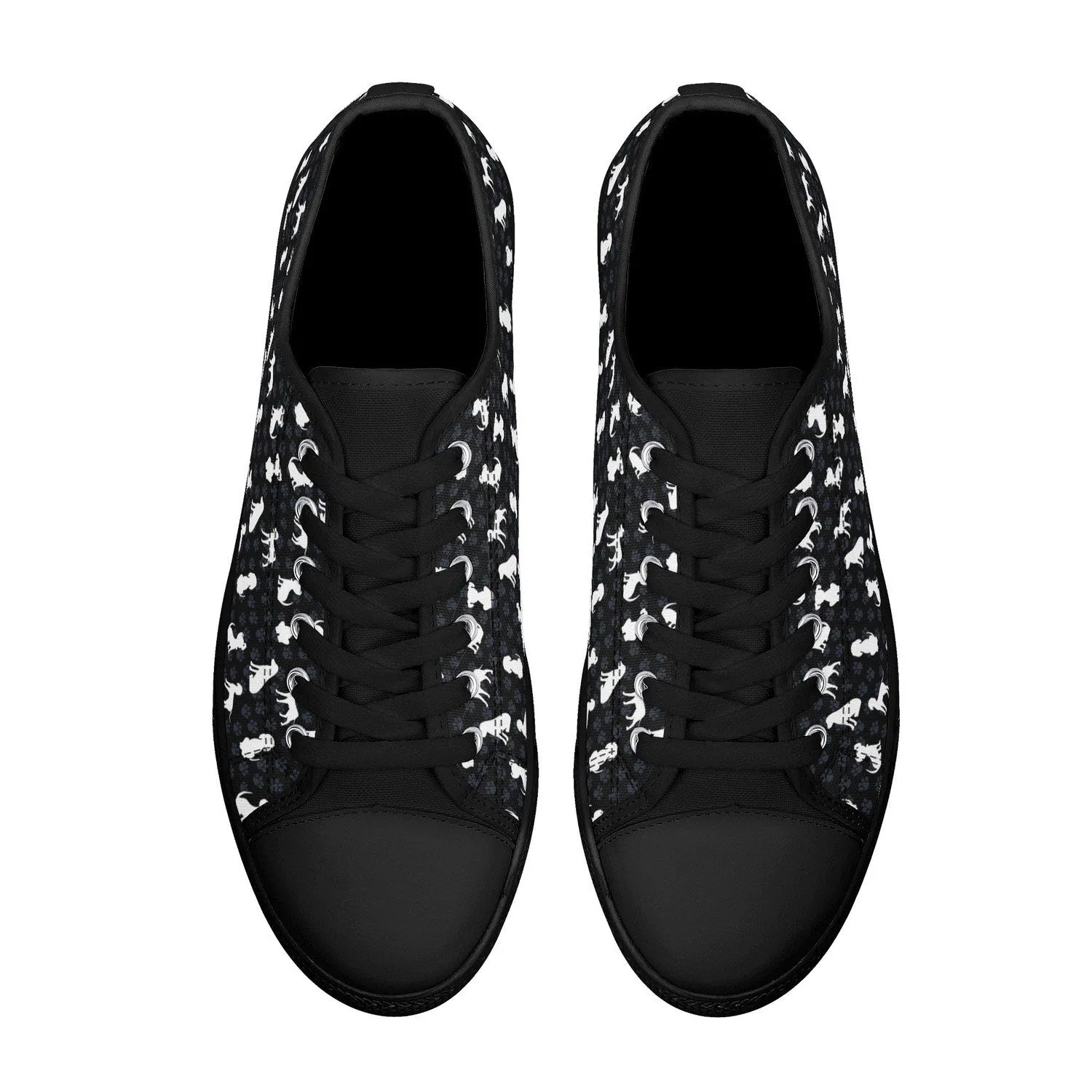 Puppies Womens Low Top Canvas Shoes