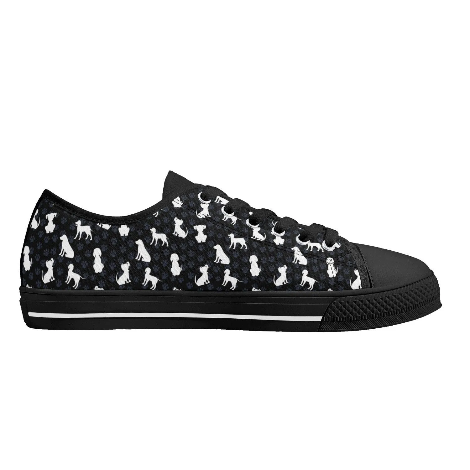 Puppies Womens Low Top Canvas Shoes