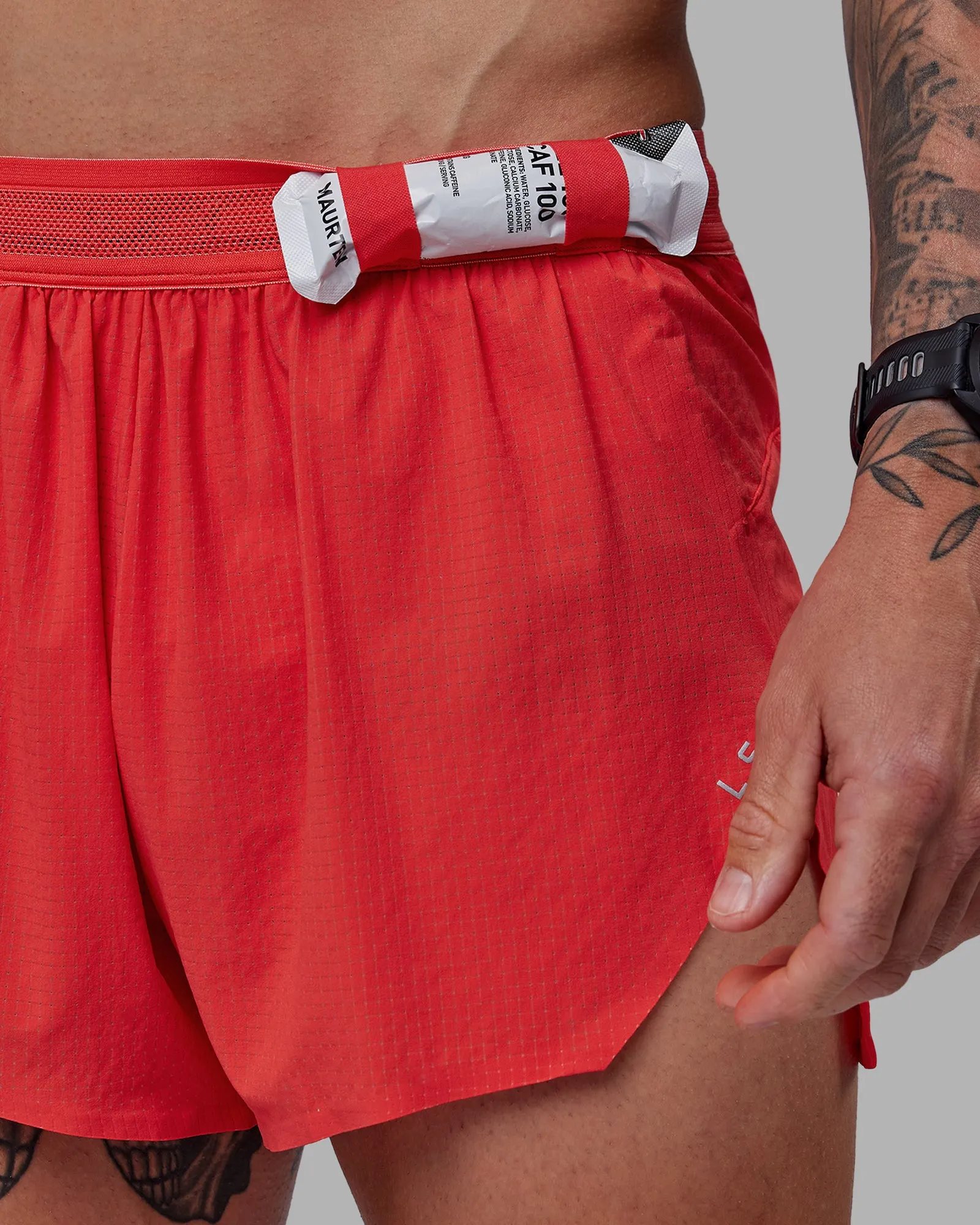 Race Day 3" Lined Running Shorts - Cayenne