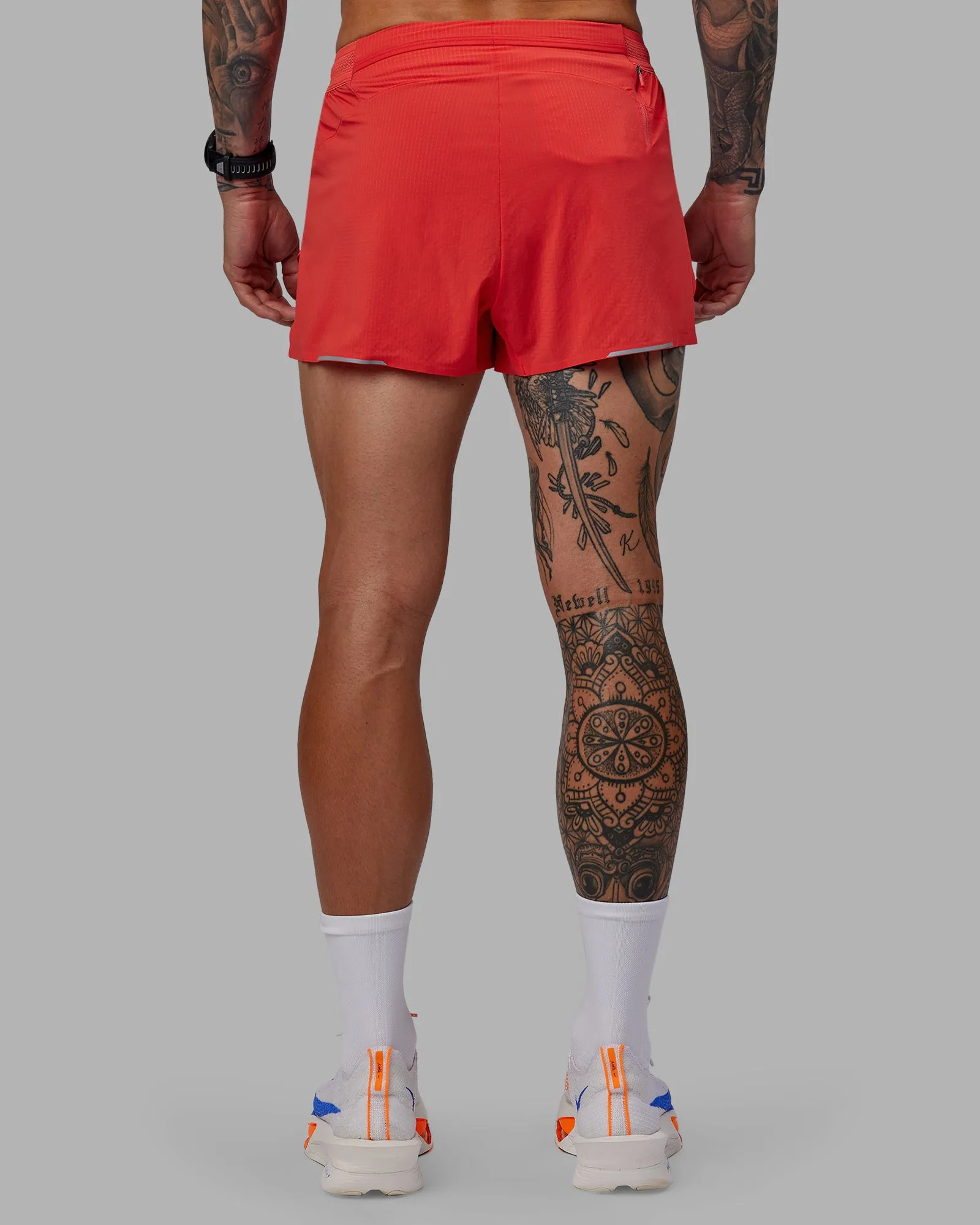 Race Day 3" Lined Running Shorts - Cayenne
