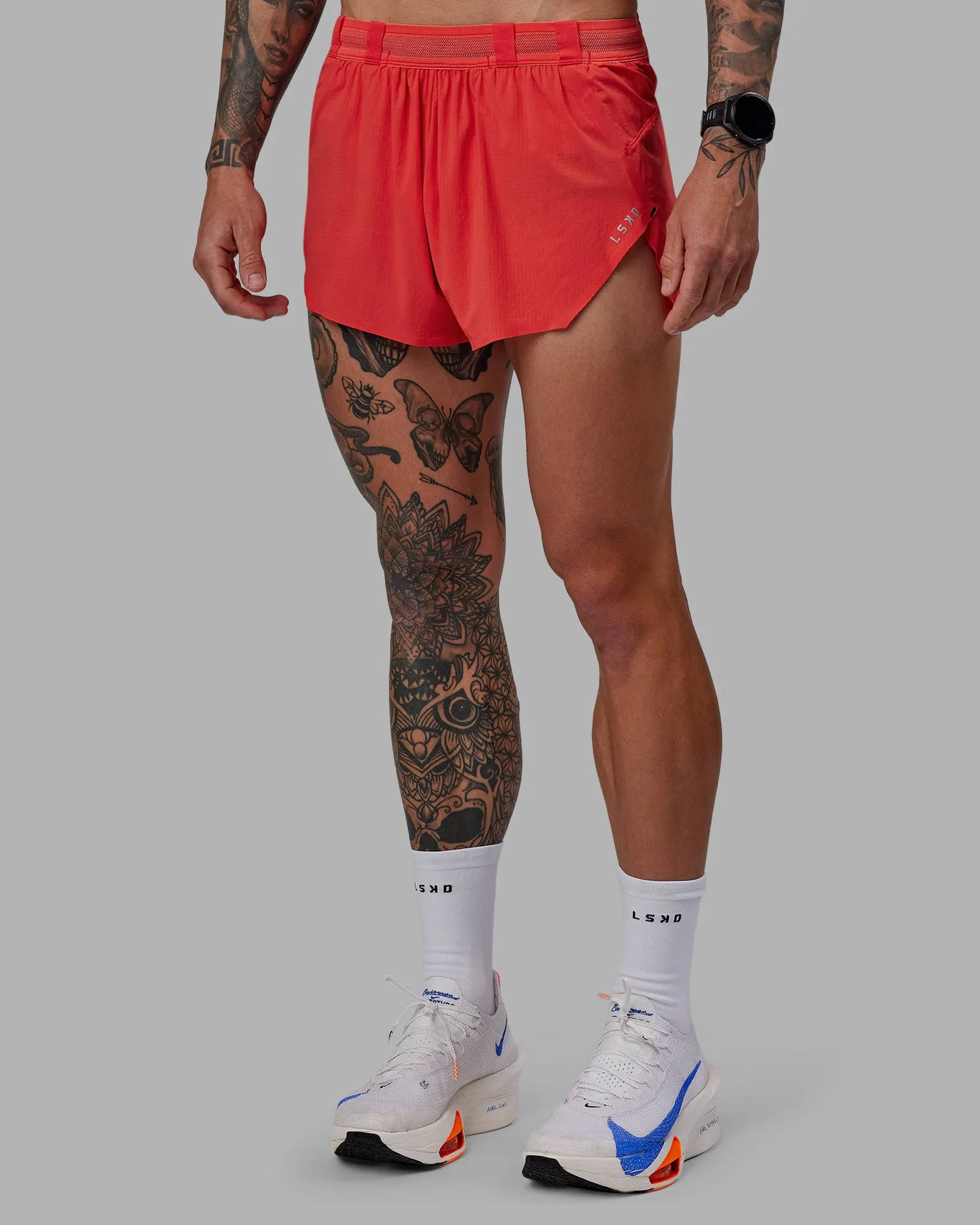 Race Day 3" Lined Running Shorts - Cayenne