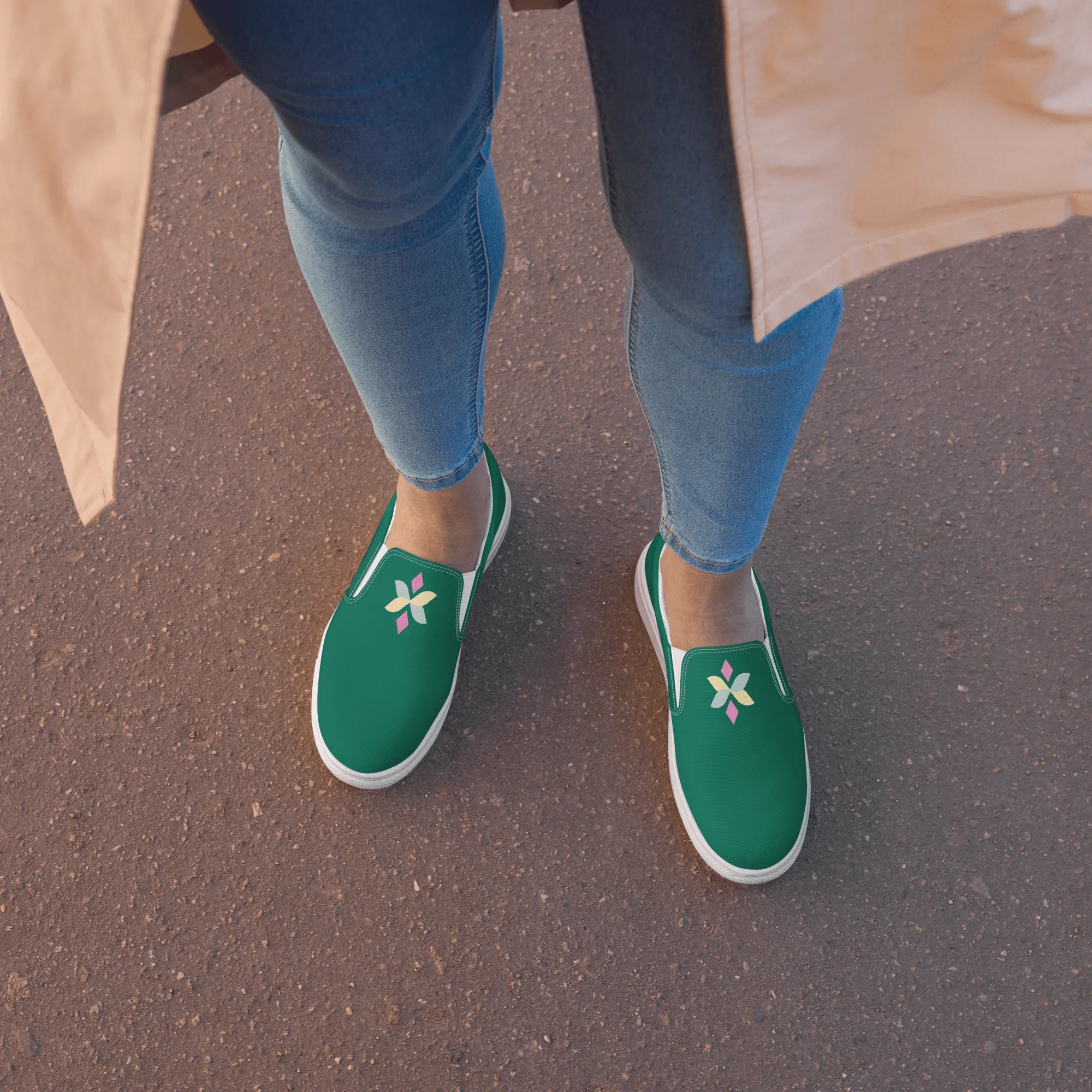 Renewed Earth Women’s Slip-On Canvas Shoes