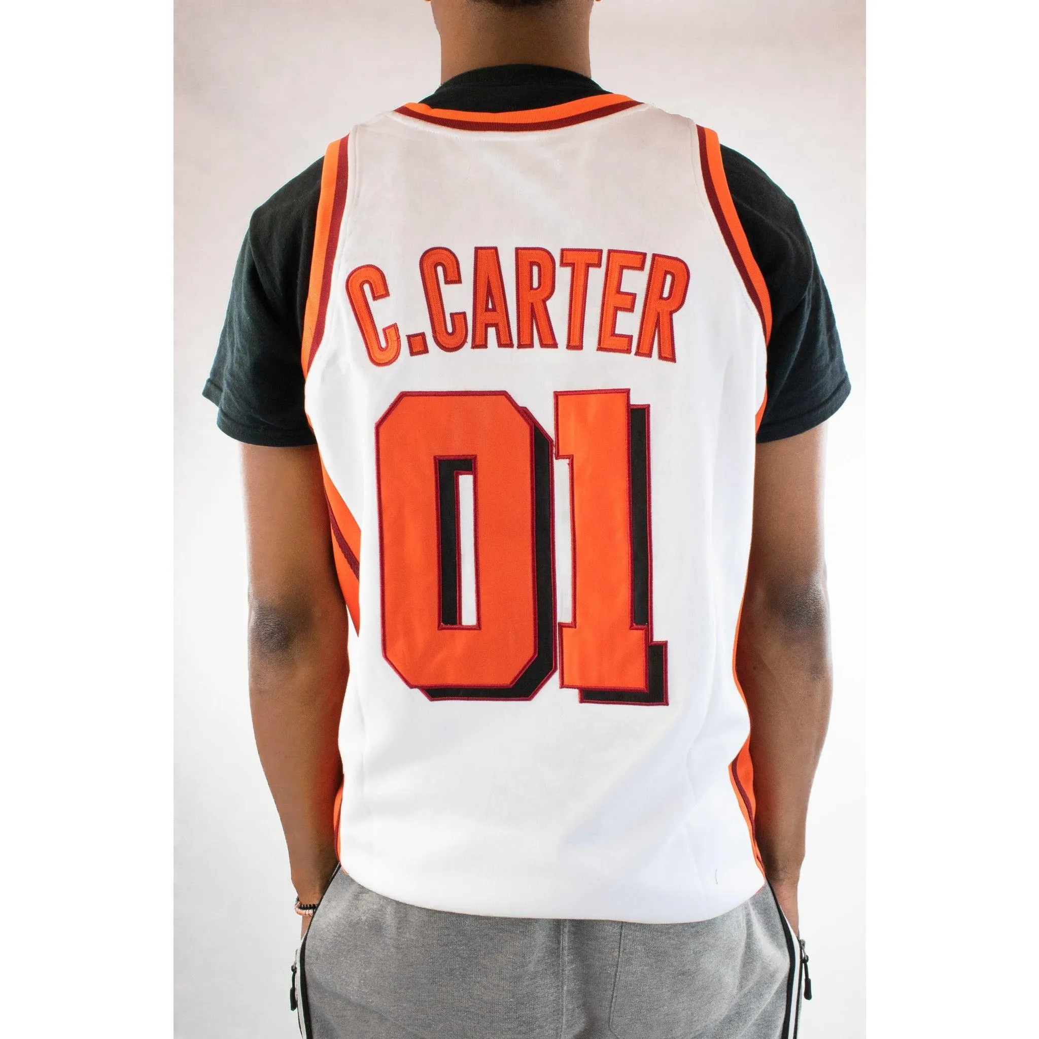 RICHMOND OILERS COACH CARTER BASKETBALL JERSEY (WHITE)