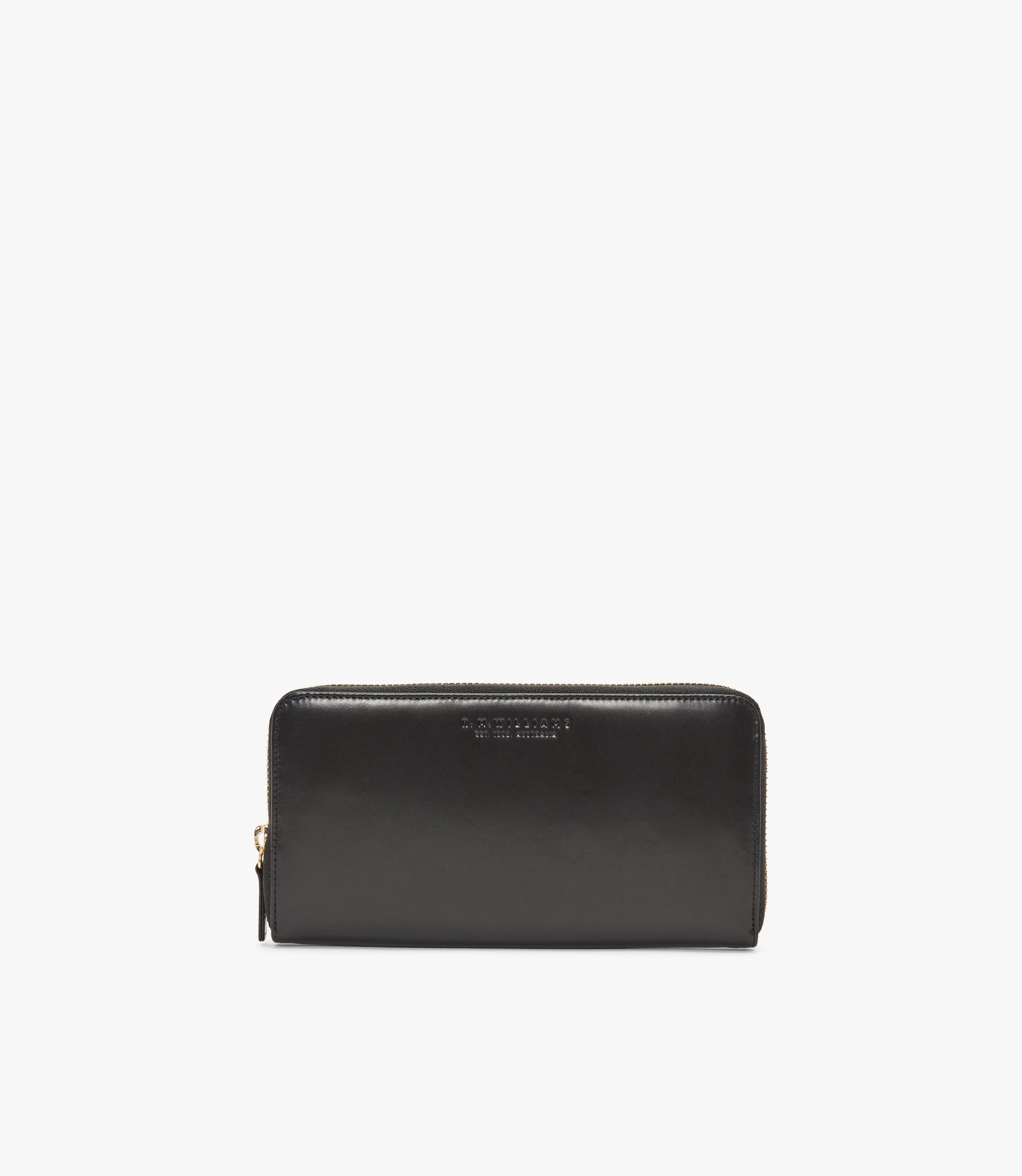 R.M. Williams Singleton Zip Wallet - Ebony